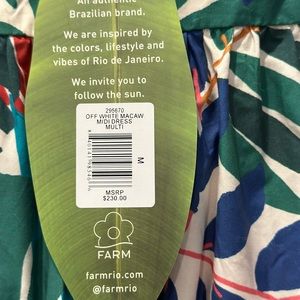 Farm Rio puff sleeve dress